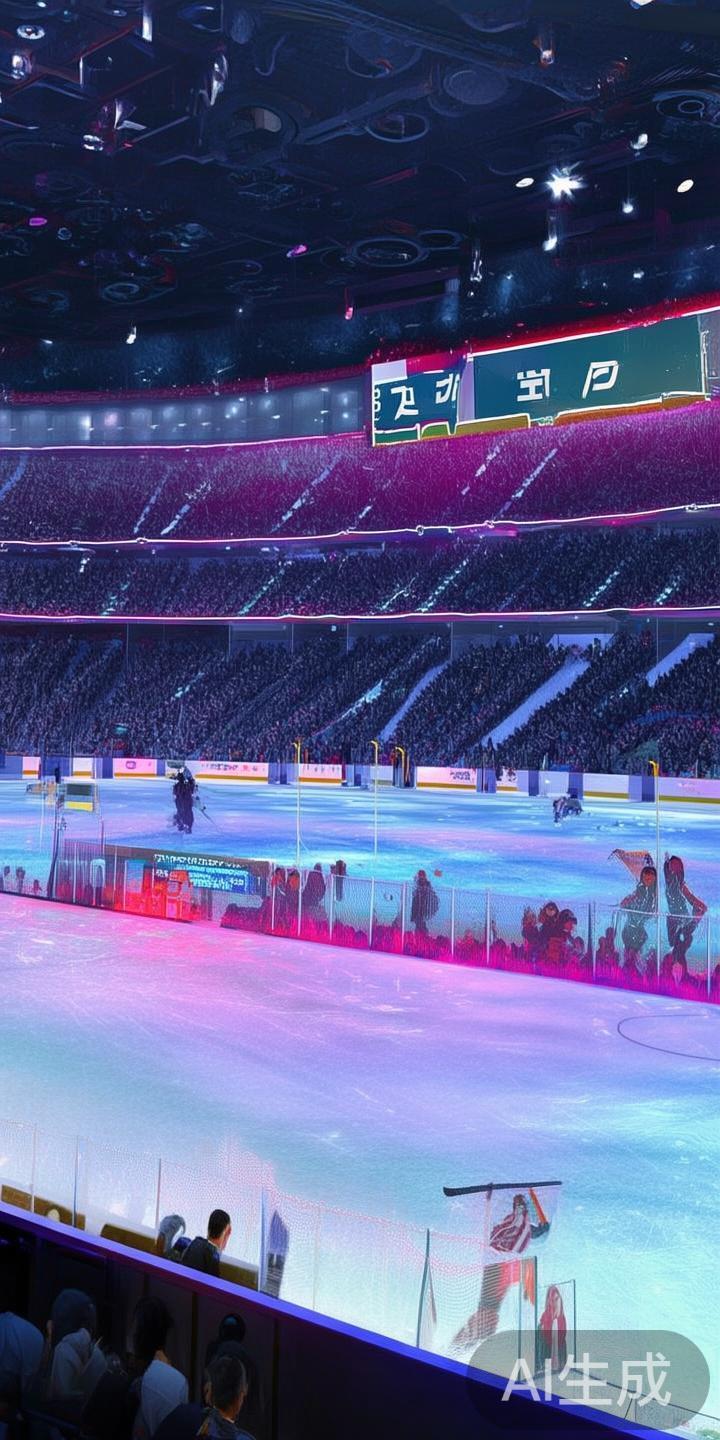 哔哩哔哩凭借其弹幕功能，为冰球迷营造互动氛围。在哔